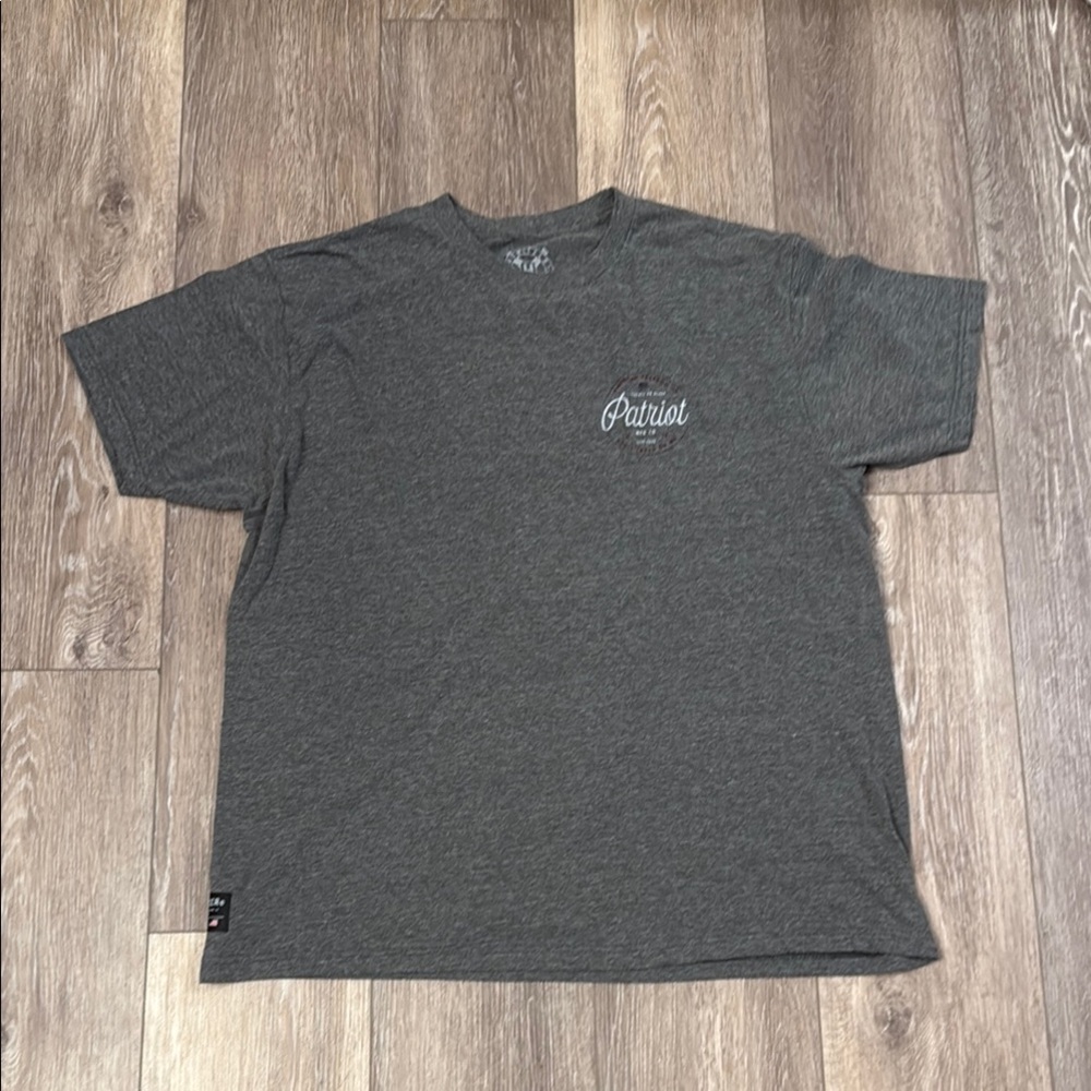 Howitzer Patriot MFG Gray Short Sleeve Crew Neck Tee